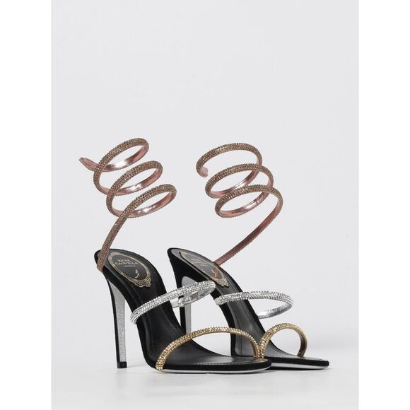 Rene Caovilla Heeled Sandal Woman Black - Picture 2 of 4